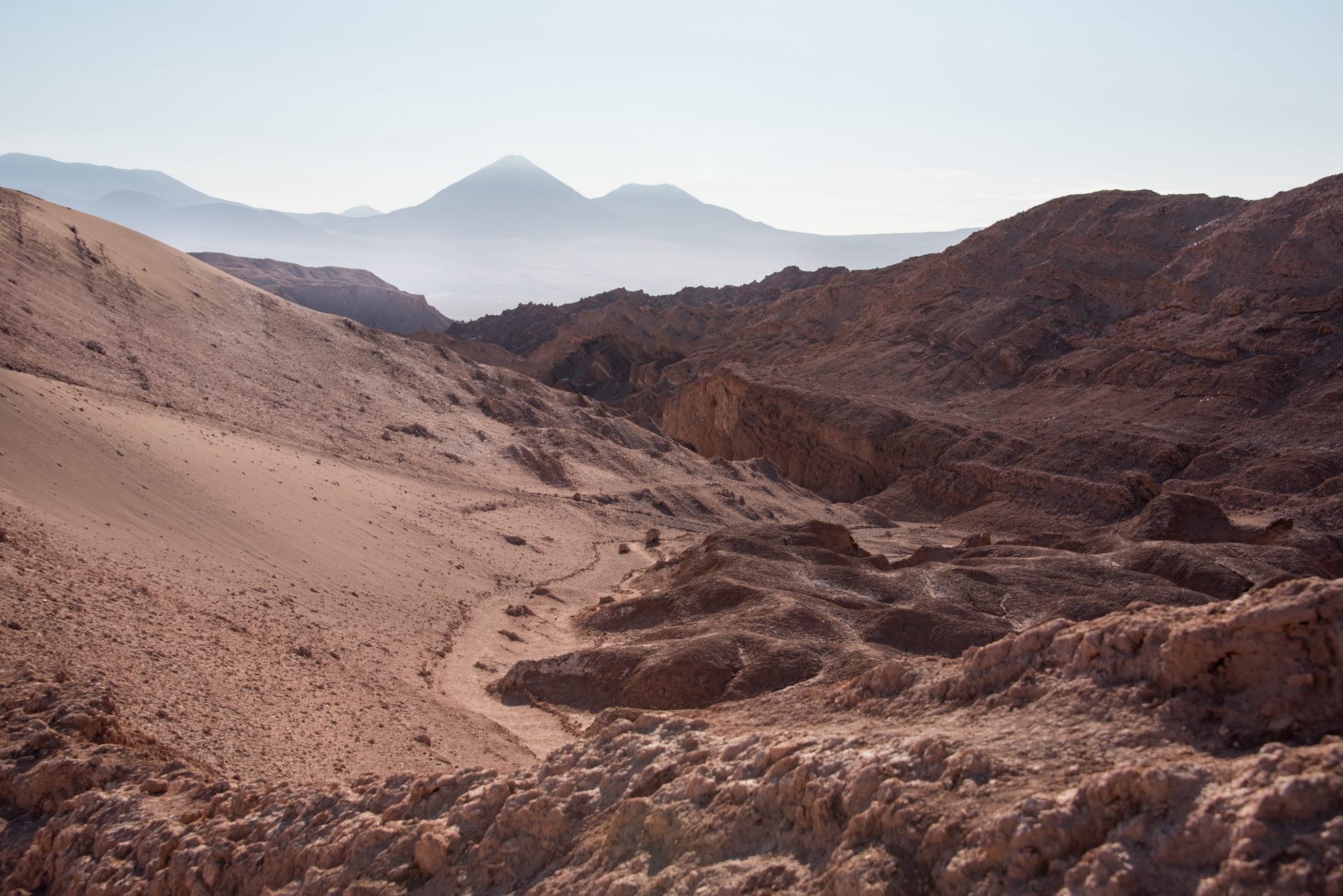 vista a volcan licancabur